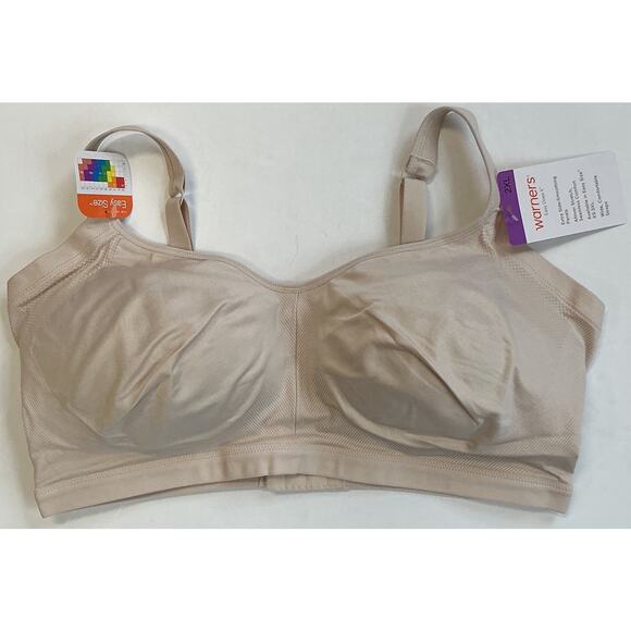 Warners Easy Does It Tan Lightly Lined Wireless Bra (RM3911A-270) 2XL - Picture 1 of 5